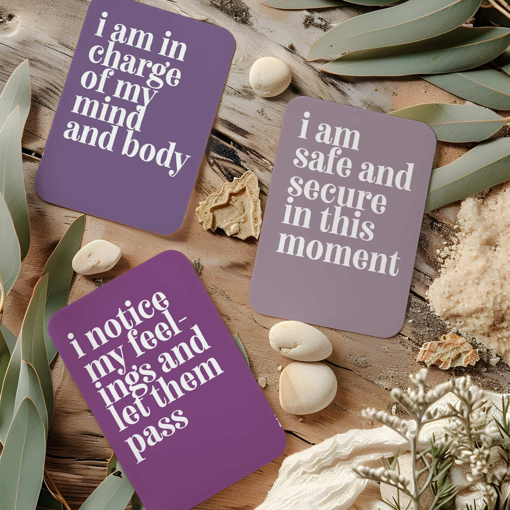 Anxiety Relief Affirmation Cards, Deck of 16 - Poppy & Vine