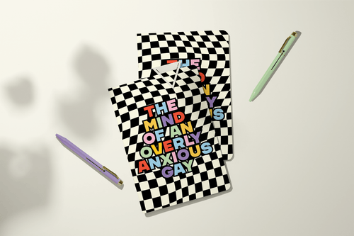 Anxious Gay Thought | Pocket Journal, Mini Notebook, Mini Journal - Poppy & Vine