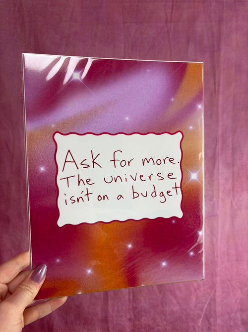 “Ask for More” Wall Photo - Poppy & Vine