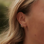 Aspen Diamond Hoops - Poppy & Vine