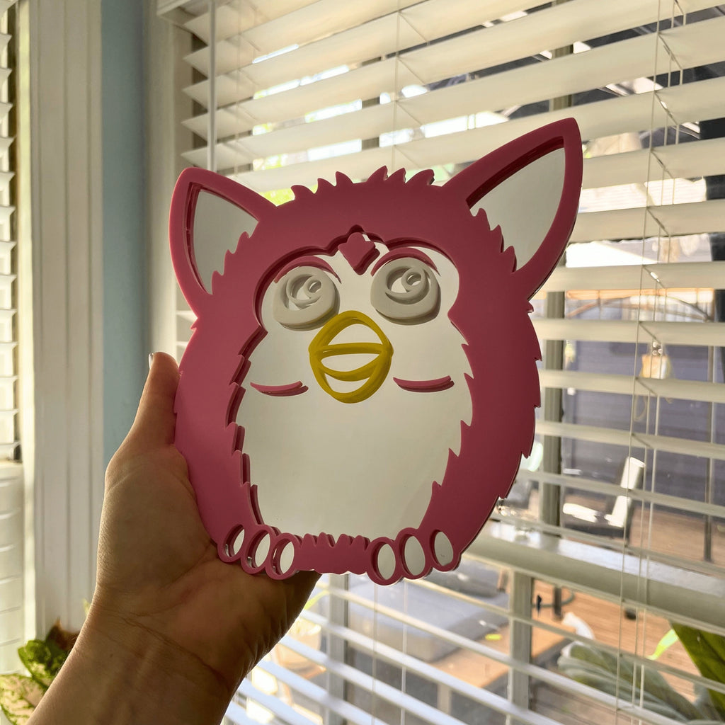 Fuzz Toy Y2K Acrylic Wall Mirror
