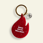 Back on My Bullshit - Funny Motel Keychain - Poppy & Vine