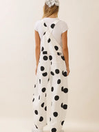 Dot Your Type Polka Dot Denim Overalls| VIP Pre-Order