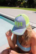 BAD HAIR DAY NEON MESH TRUCKER HAT - Poppy & Vine