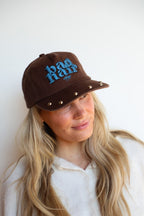 BAD HAIR DAY STUDDED BASEBALL CAP - Poppy & Vine