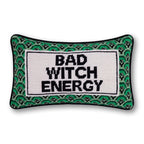 Bad Witch Energy Needlepoint Pillow - Poppy & Vine