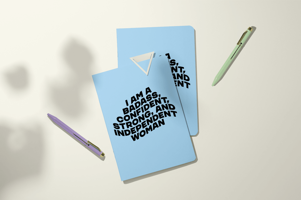 Badass Woman | Pocket Journal, Mini Notebook, Mini Journal - Poppy & Vine