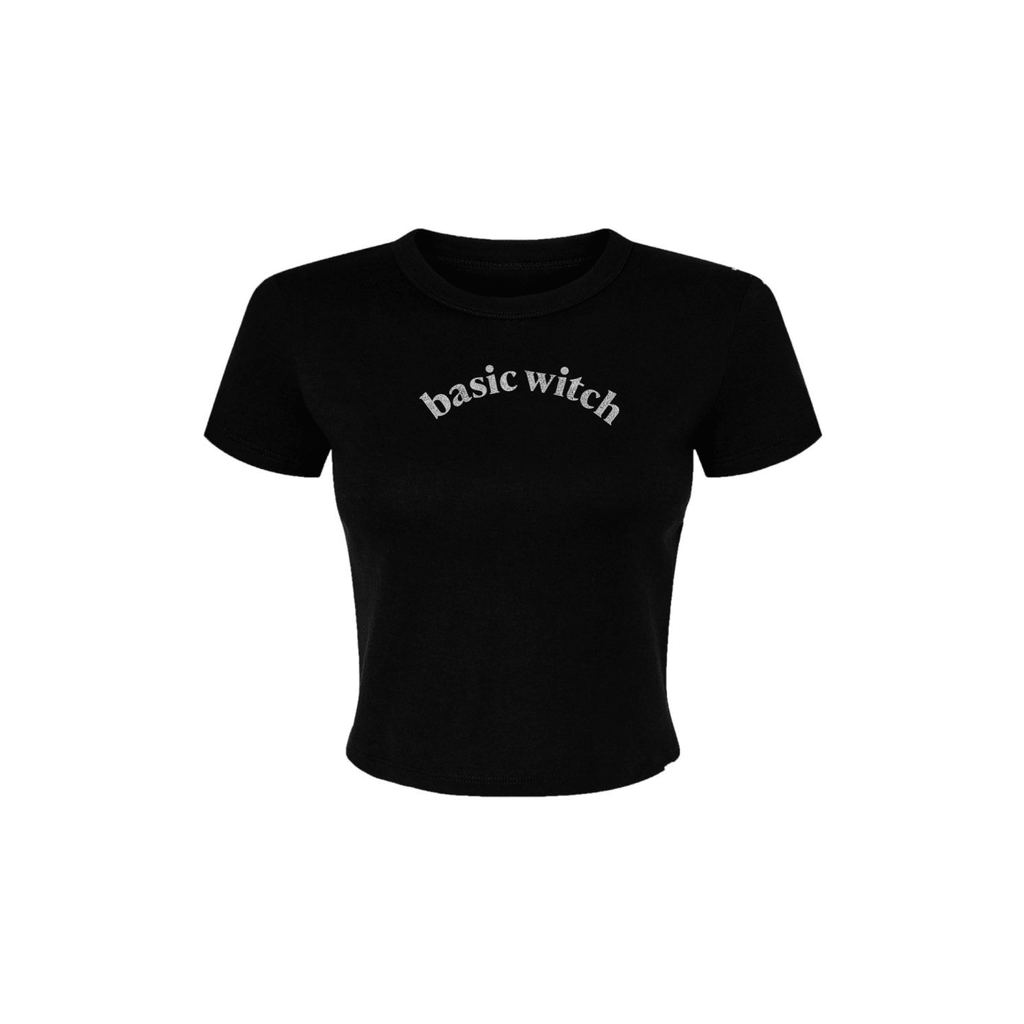 Basic Witch Women's Fitted Baby Tee | Halloween - Poppy & Vine