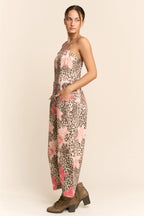 Leopard Lily Convertible Utility Jumpsuit