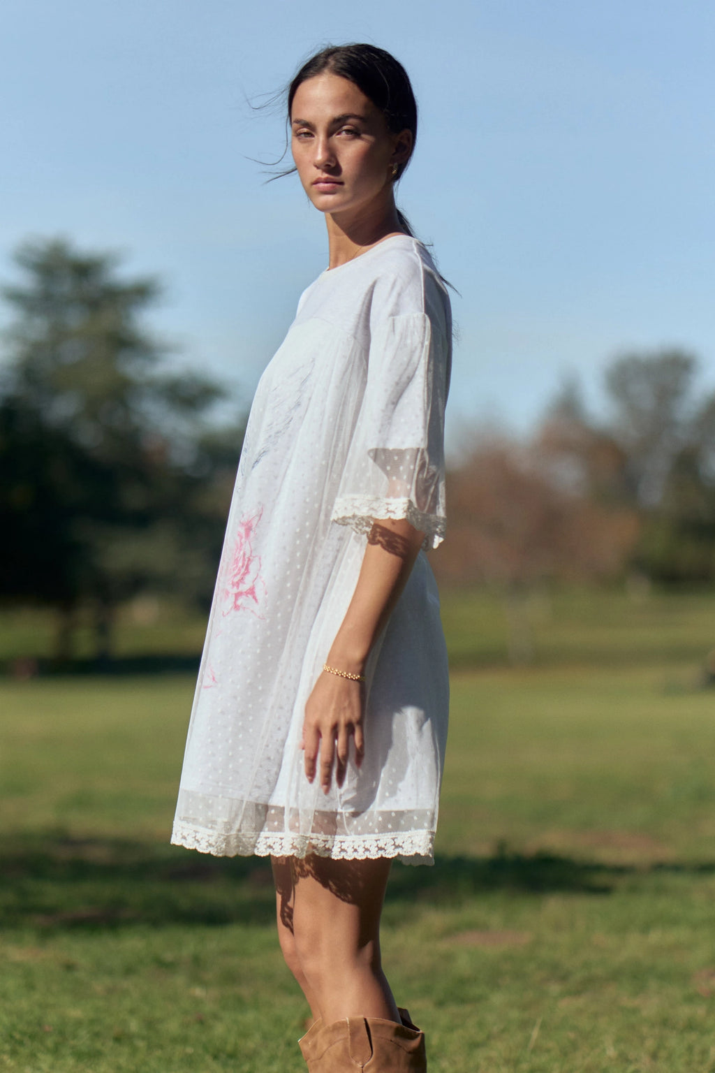 CHERUB ANGEL T-SHIRT DRESS | CURVE COLLECTION