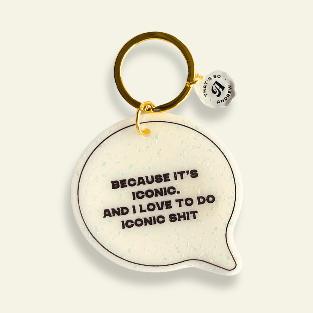 Because It's Iconic - Funny Motel Keychain - Poppy & Vine