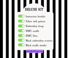 Beetlejuice Sandworm Embroidery Kit - Poppy & Vine
