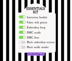 Beetlejuice Sandworm Embroidery Kit - Poppy & Vine