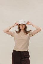 BEIGE MOM BASEBALL CAP - Poppy & Vine