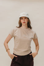 BEIGE MOM BASEBALL CAP - Poppy & Vine