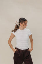 BEIGE MOM CORSET SCRUNCHIE - Poppy & Vine