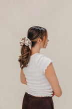 BEIGE MOM CORSET SCRUNCHIE - Poppy & Vine