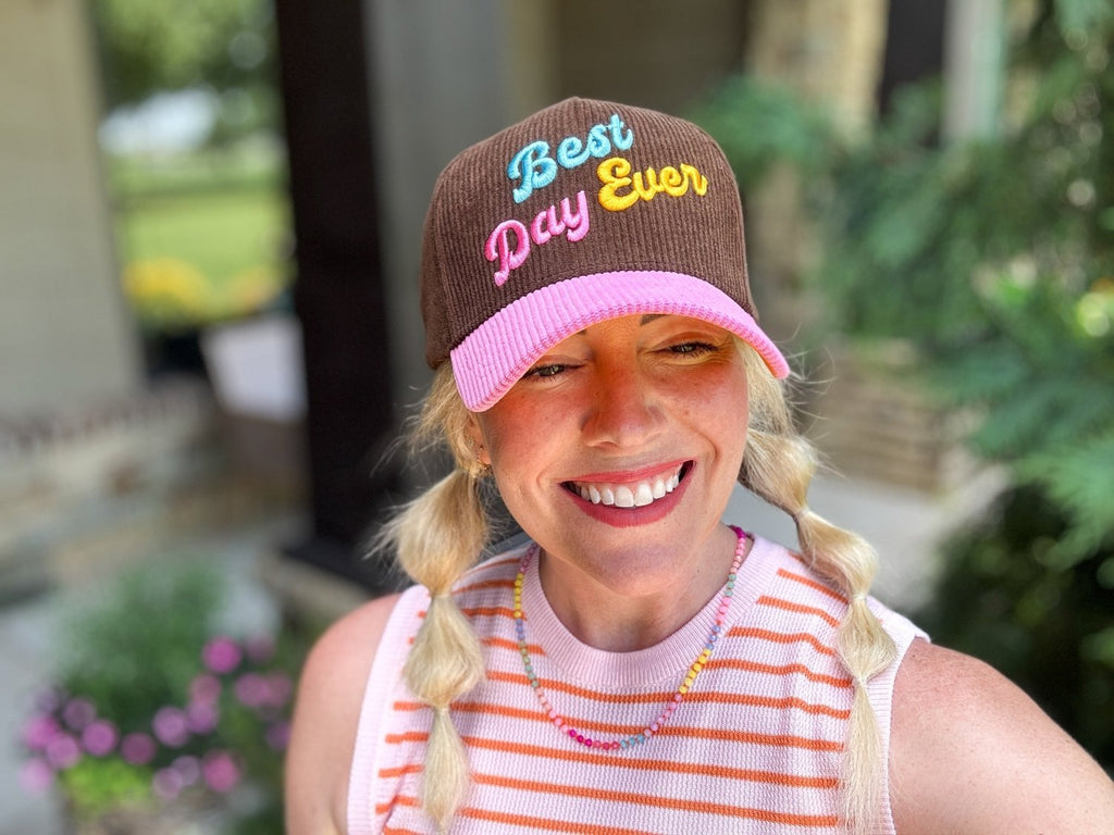 Best Day Ever Baseball Hat - Poppy & Vine