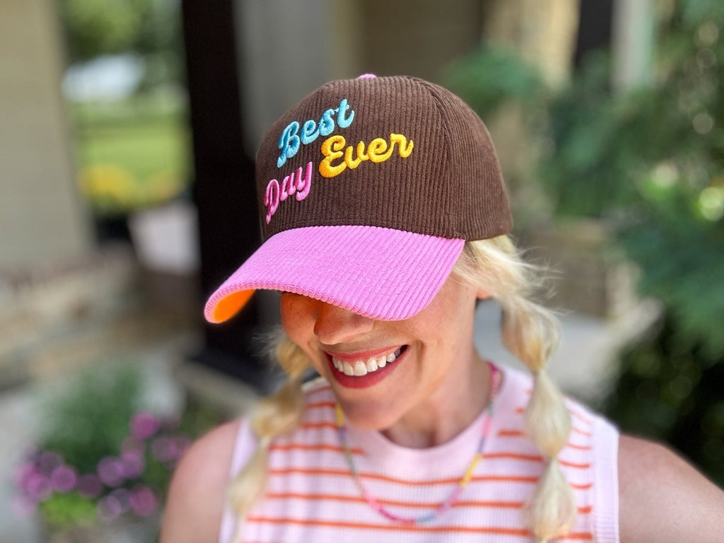 Best Day Ever Baseball Hat - Poppy & Vine