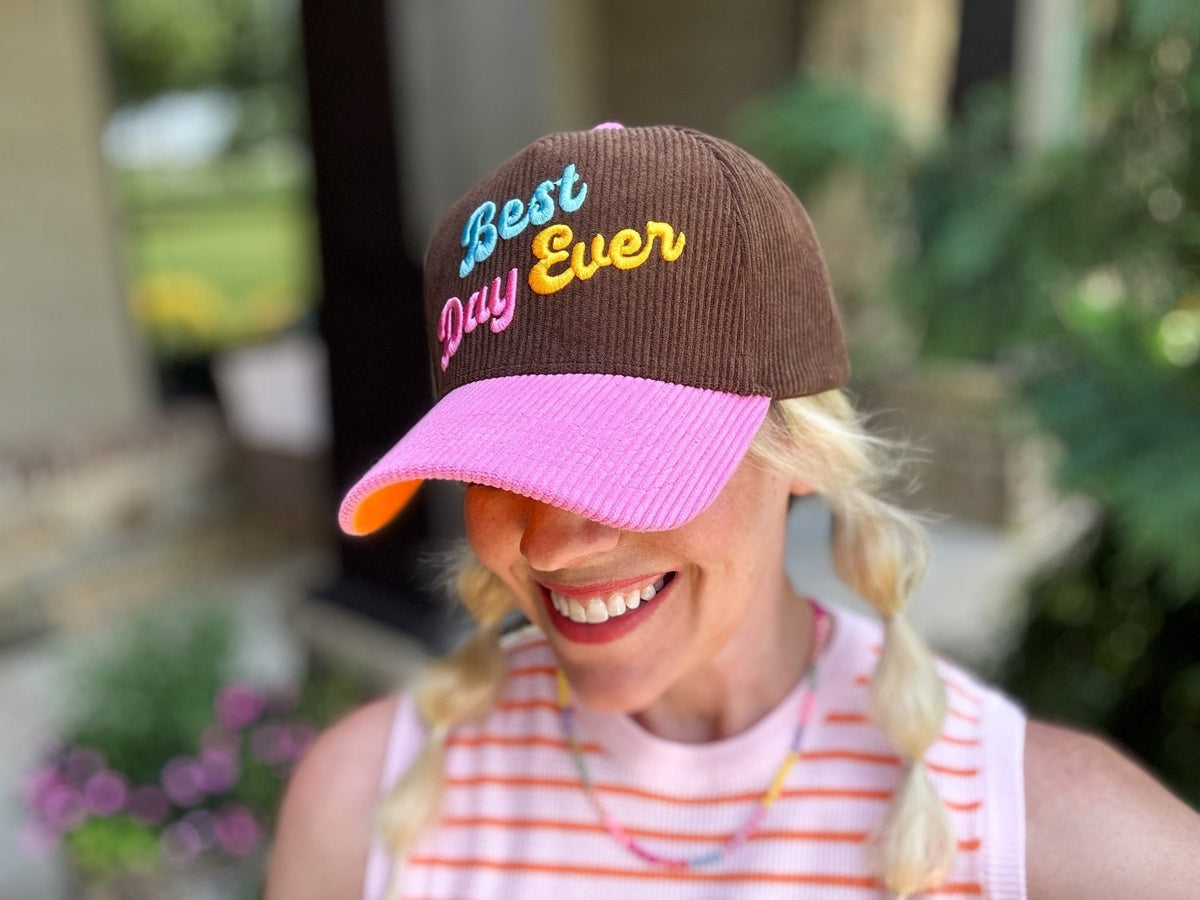 Best Day Ever Baseball Hat - Poppy & Vine