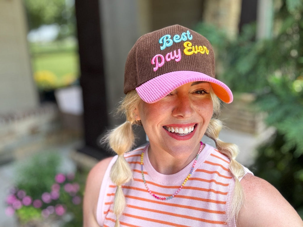 Best Day Ever Baseball Hat - Poppy & Vine