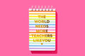 Best Teacher Ever Spiral Top Notebook - Poppy & Vine