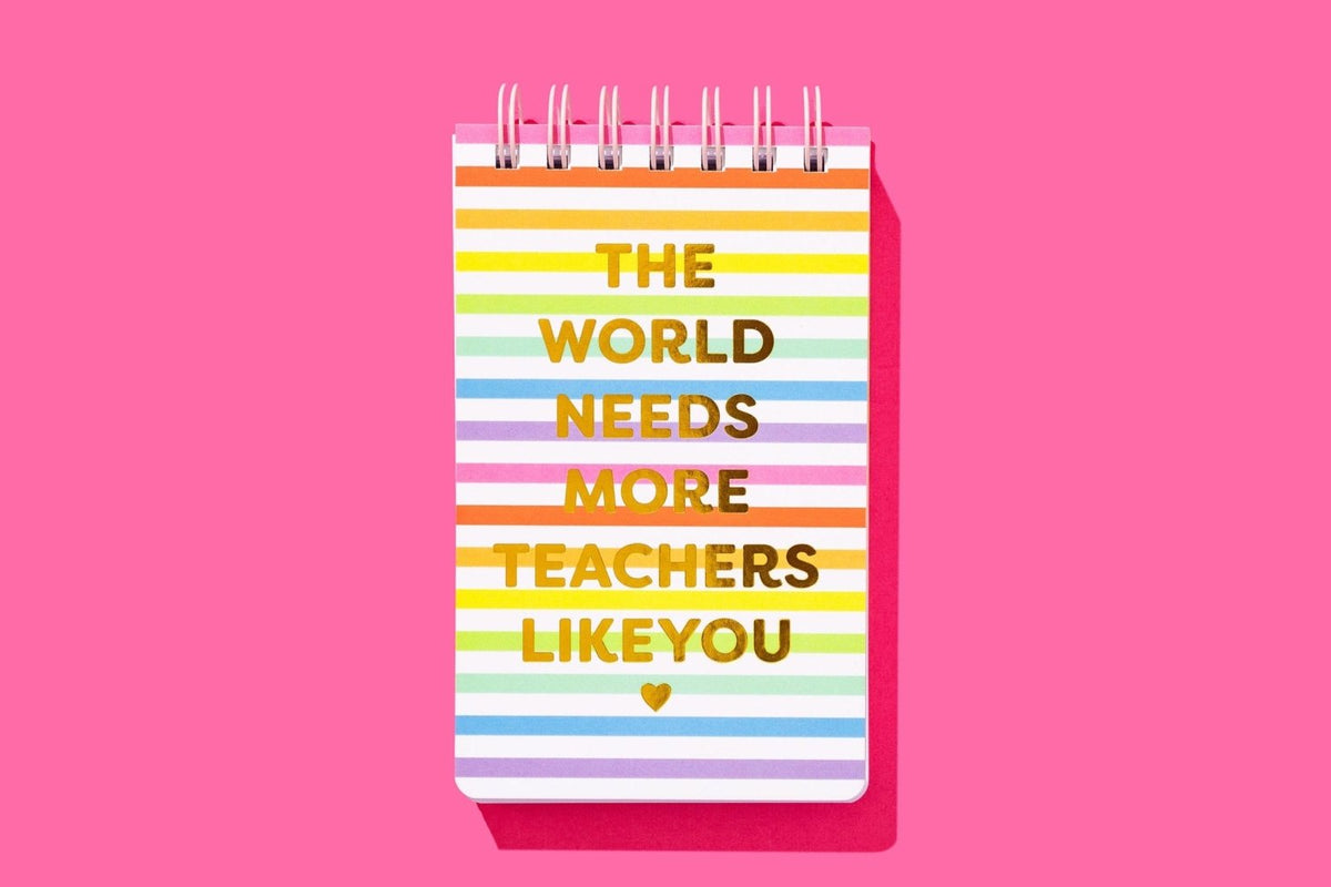 Best Teacher Ever Spiral Top Notebook - Poppy & Vine