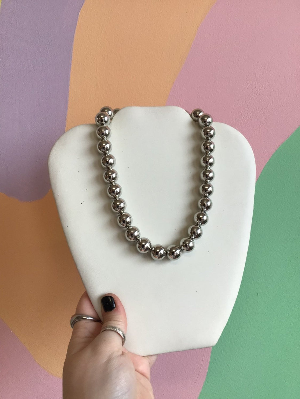 Big Big Bobble Necklace - Poppy & Vine