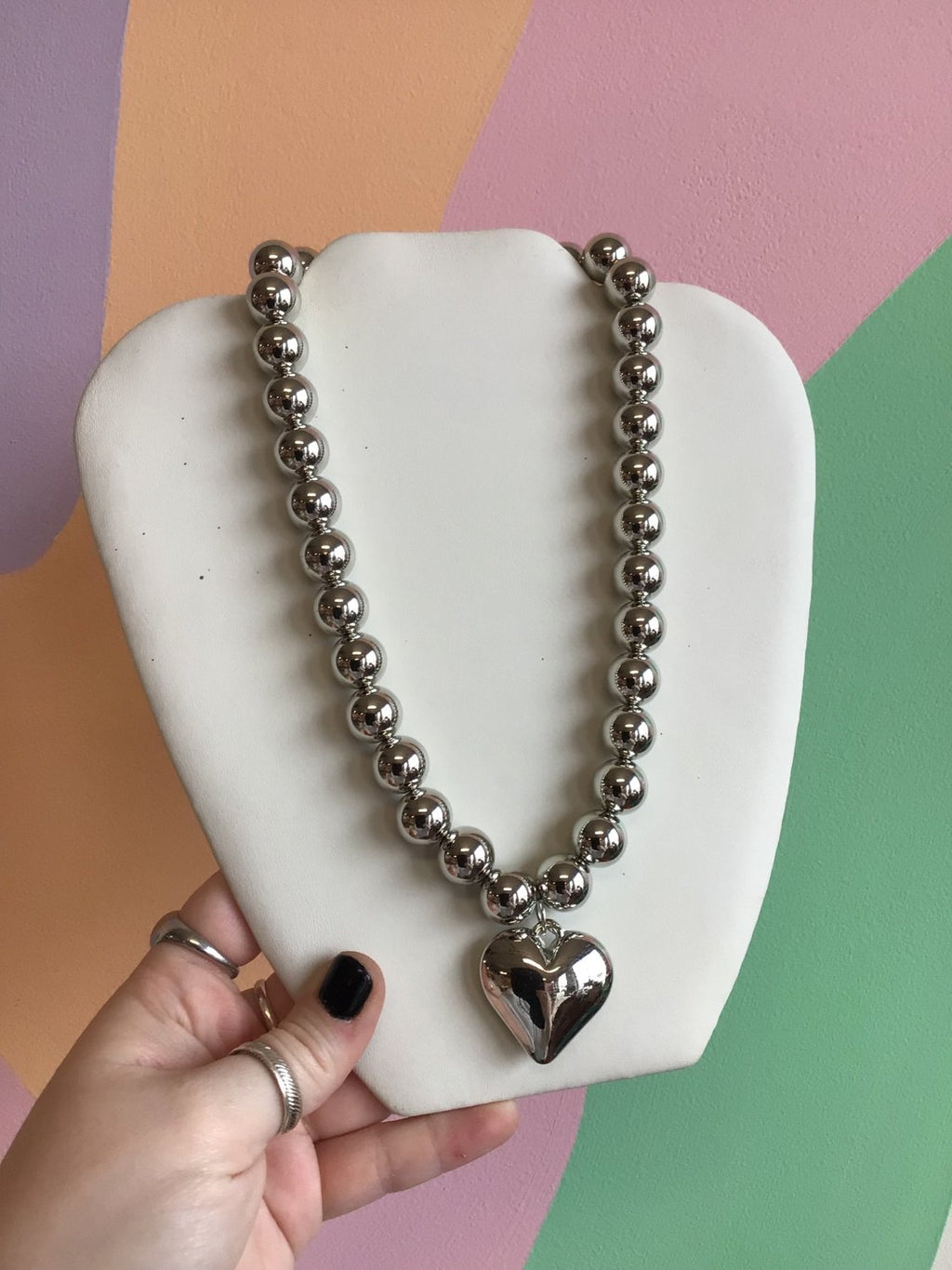 Big Big Bobble Necklace - Poppy & Vine