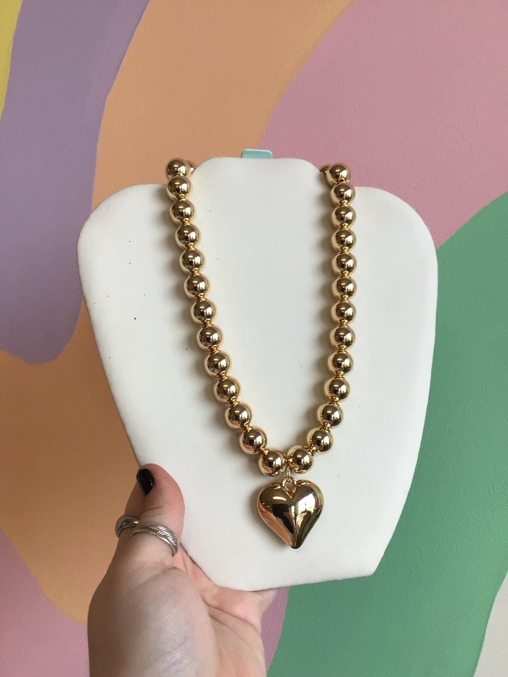 Big Big Bobble Necklace - Poppy & Vine
