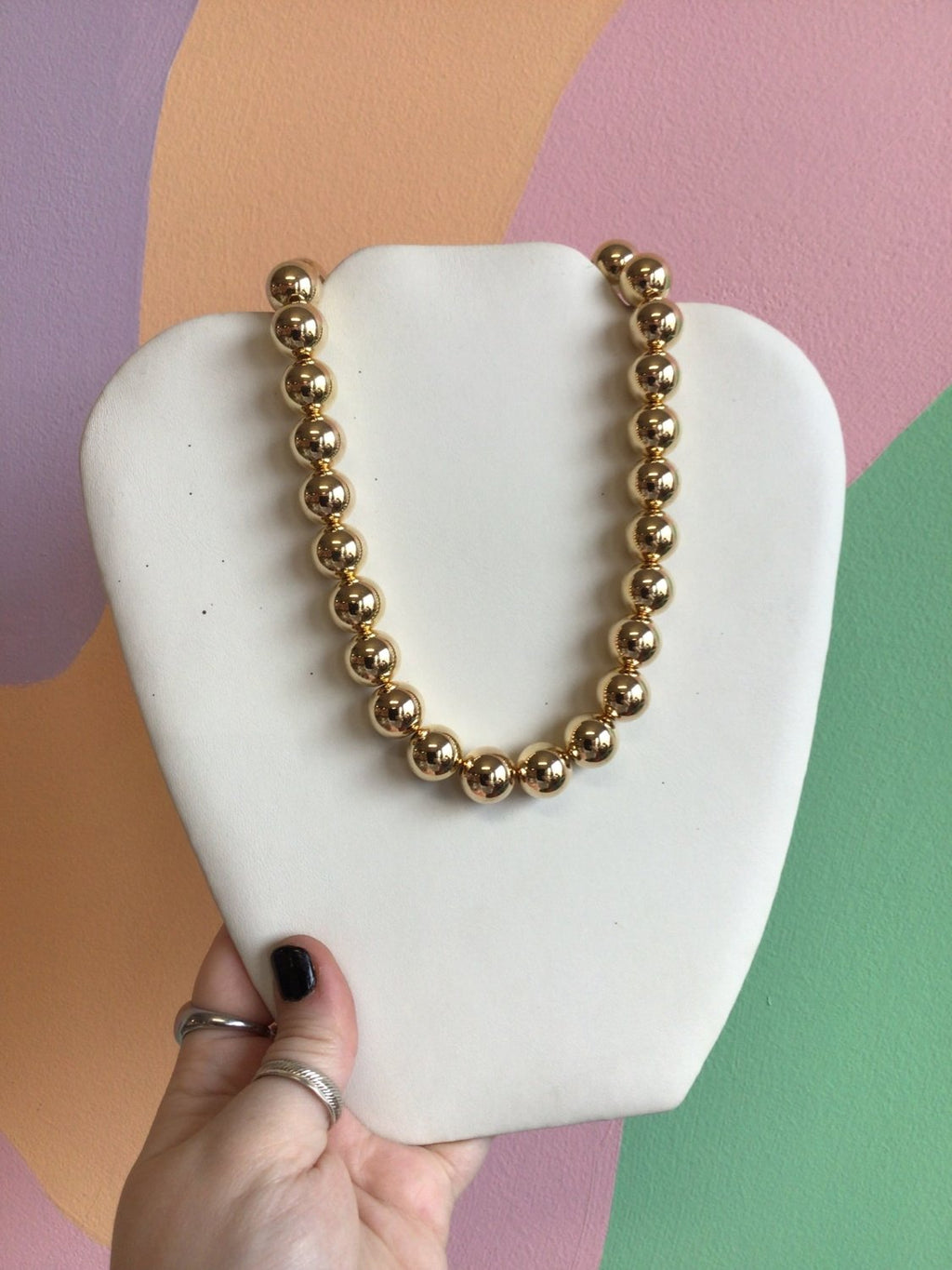 Big Big Bobble Necklace - Poppy & Vine