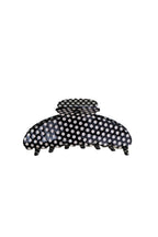 BLACK & WHITE POLKA DOT CLAW - Poppy & Vine