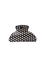 BLACK & WHITE POLKA DOT CLAW - Poppy & Vine