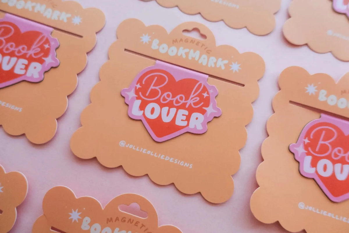 Book Lover Magnetic Bookmark - Poppy & Vine