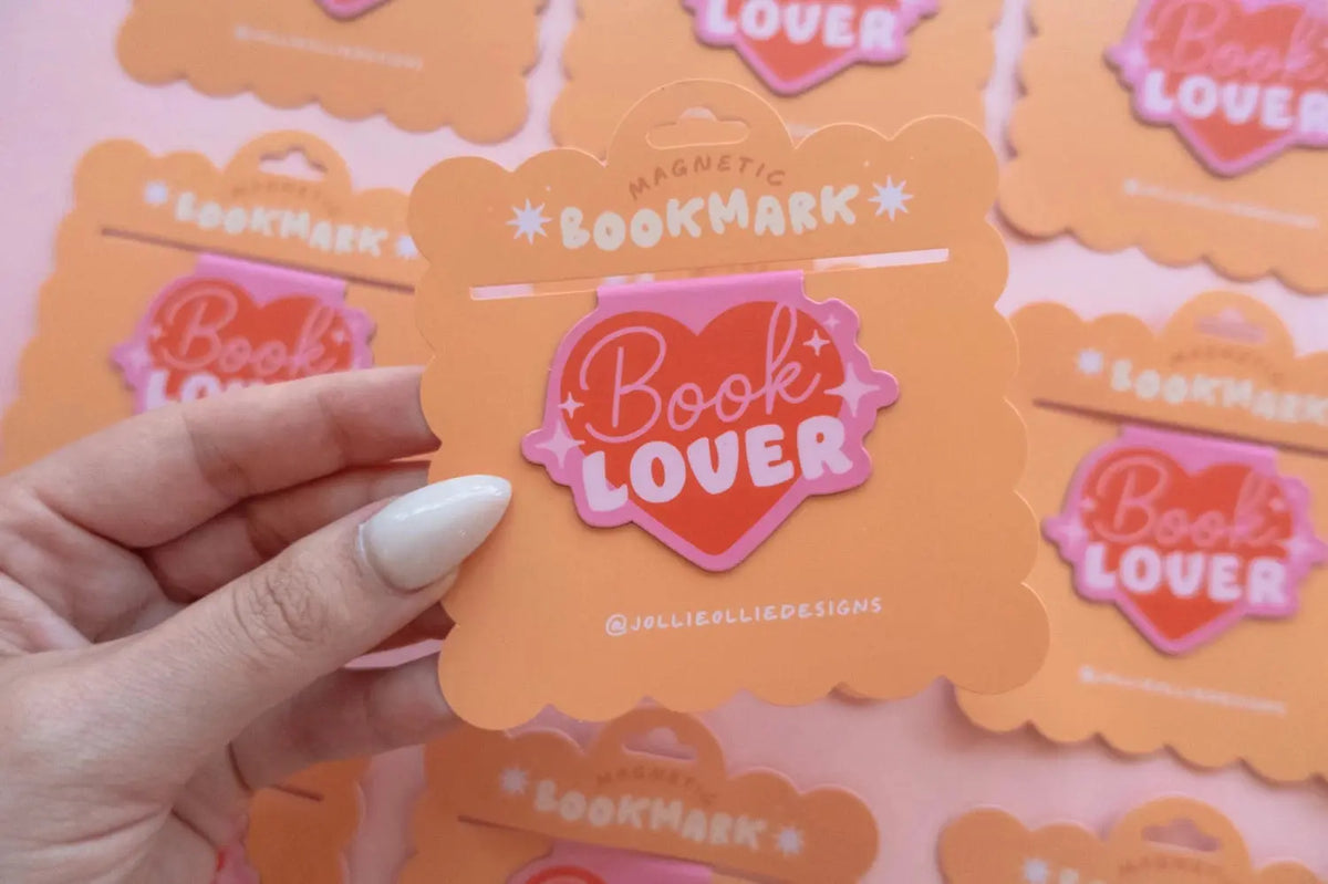 Book Lover Magnetic Bookmark - Poppy & Vine