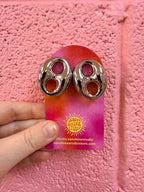 Bottle Cap Earrings - Poppy & Vine