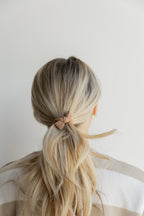 BOW SLICK BACK PONYTAILS (PACK OF 3) - Poppy & Vine