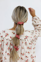 BOW SLICK BACK PONYTAILS (PACK OF 3) - Poppy & Vine