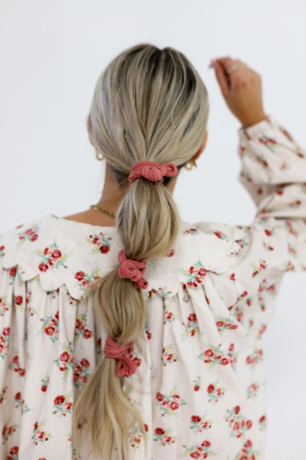 BOW SLICK BACK PONYTAILS (PACK OF 3) - Poppy & Vine