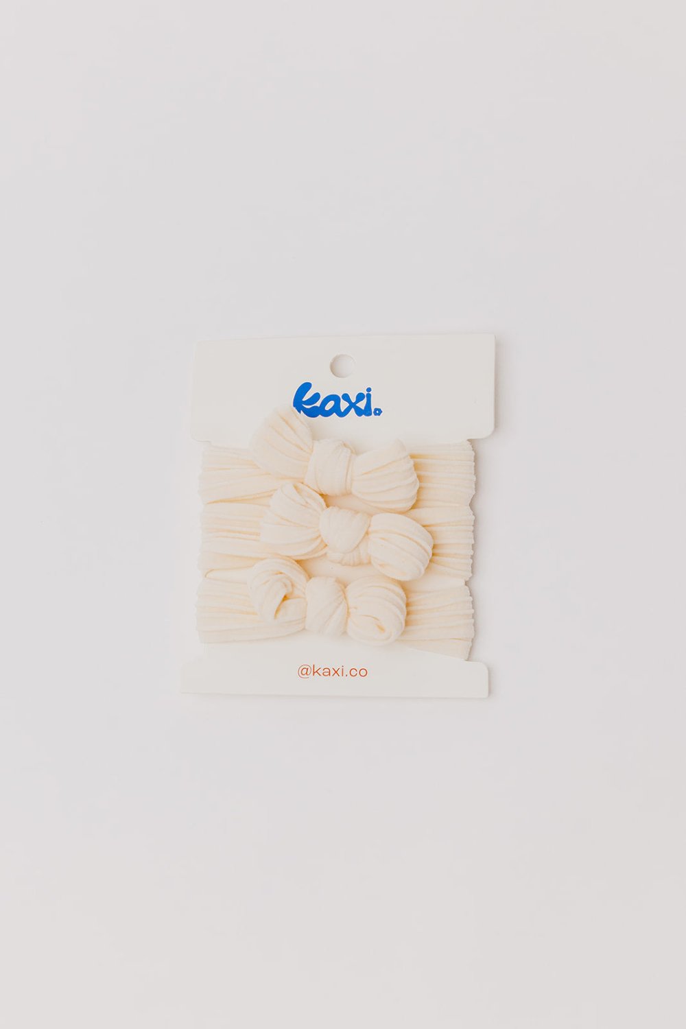 BOW SLICK BACK PONYTAILS (PACK OF 3) - Poppy & Vine
