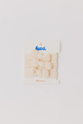 BOW SLICK BACK PONYTAILS (PACK OF 3) - Poppy & Vine
