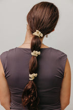 BOW SLICK BACK PONYTAILS (PACK OF 3) - Poppy & Vine