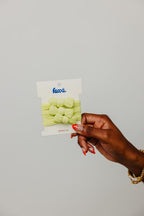 BOW SLICK BACK PONYTAILS (PACK OF 3) - Poppy & Vine