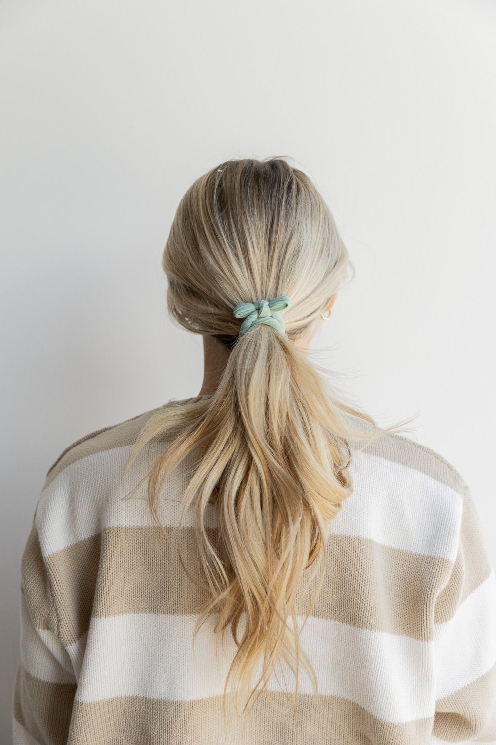 BOW SLICK BACK PONYTAILS (PACK OF 3) - Poppy & Vine
