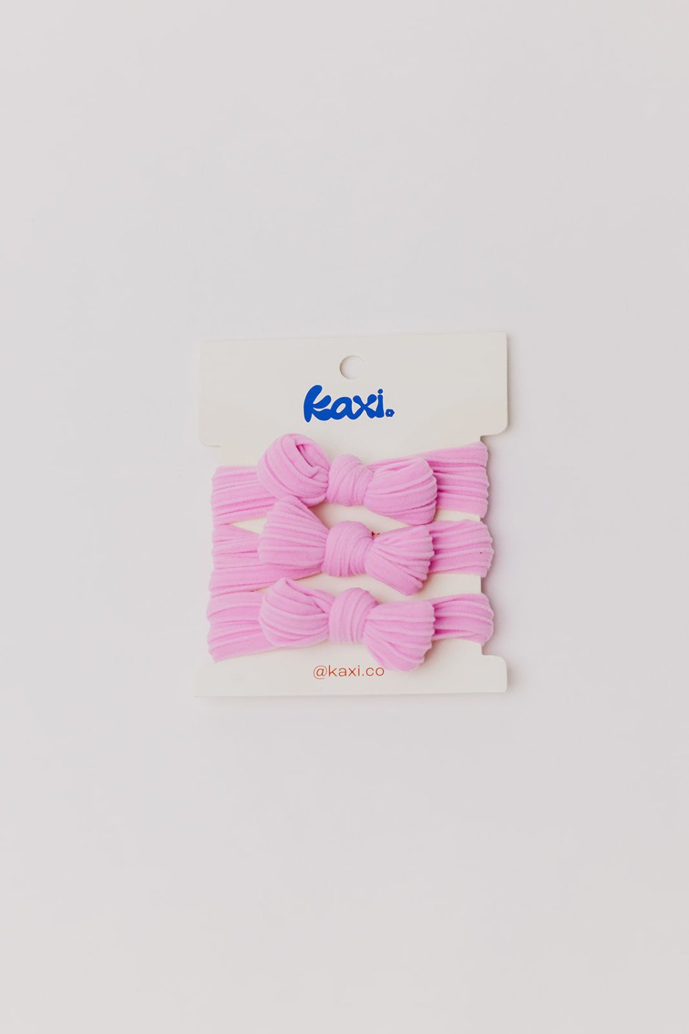 BOW SLICK BACK PONYTAILS (PACK OF 3) - Poppy & Vine