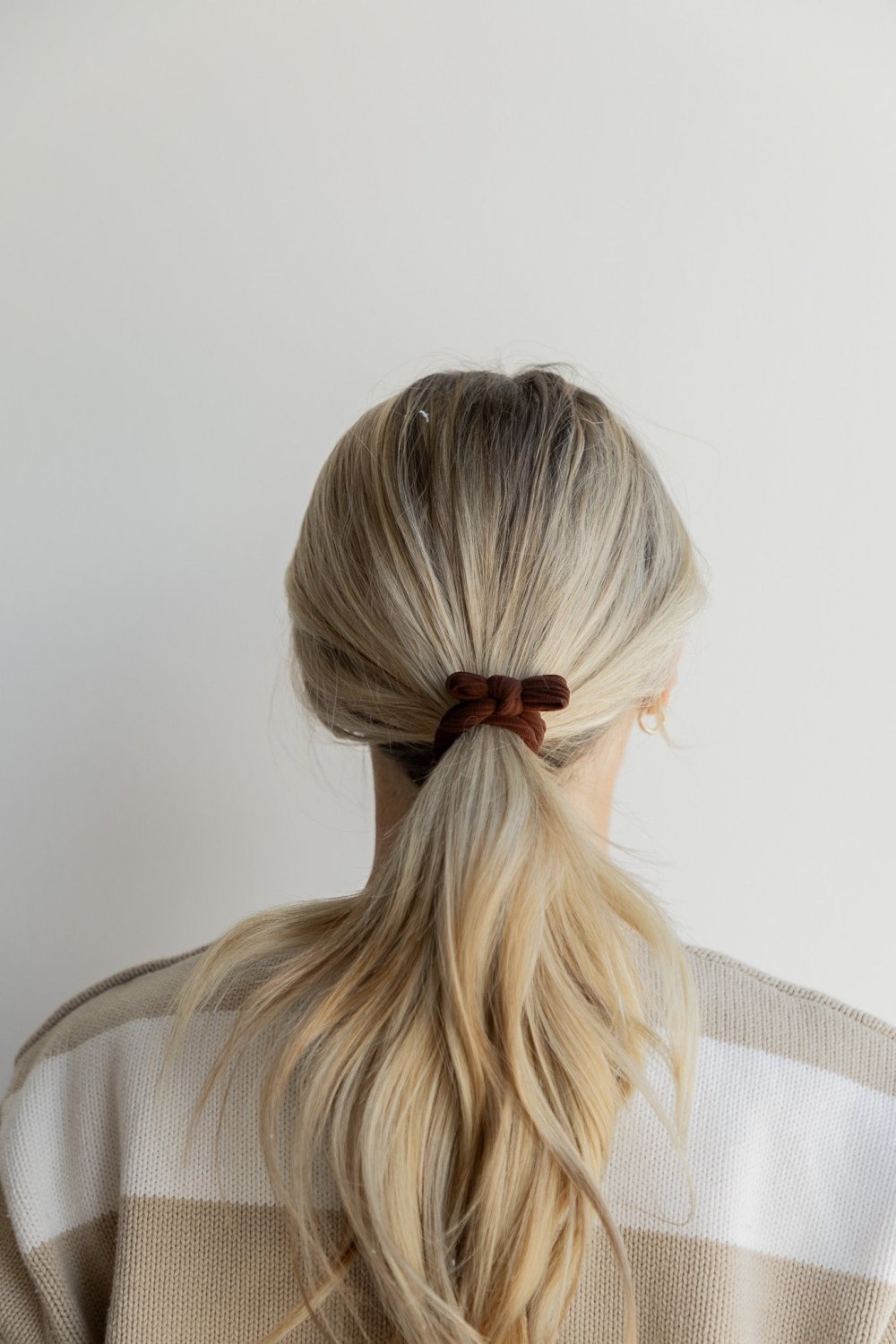 BOW SLICK BACK PONYTAILS (PACK OF 3) - Poppy & Vine