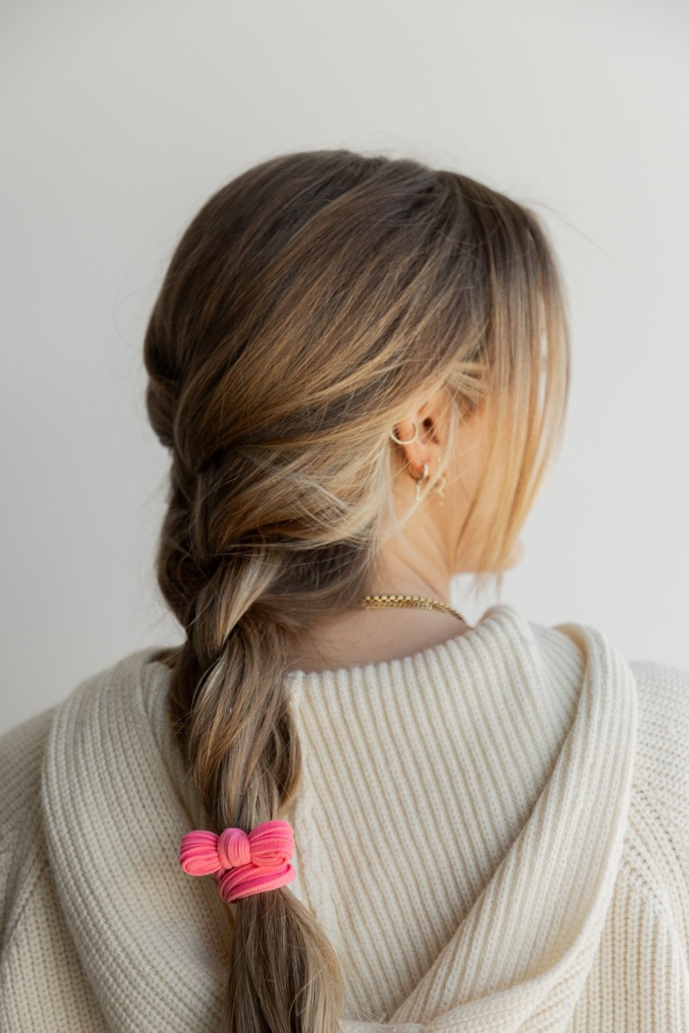 BOW SLICK BACK PONYTAILS (PACK OF 3) - Poppy & Vine