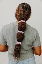 BOW SLICK BACK PONYTAILS (PACK OF 3) - Poppy & Vine