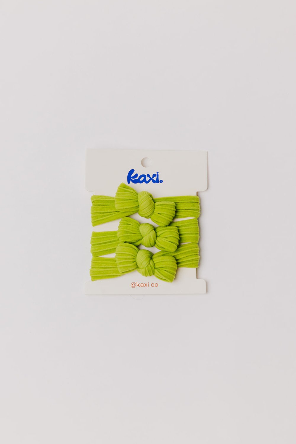 BOW SLICK BACK PONYTAILS (PACK OF 3) - Poppy & Vine