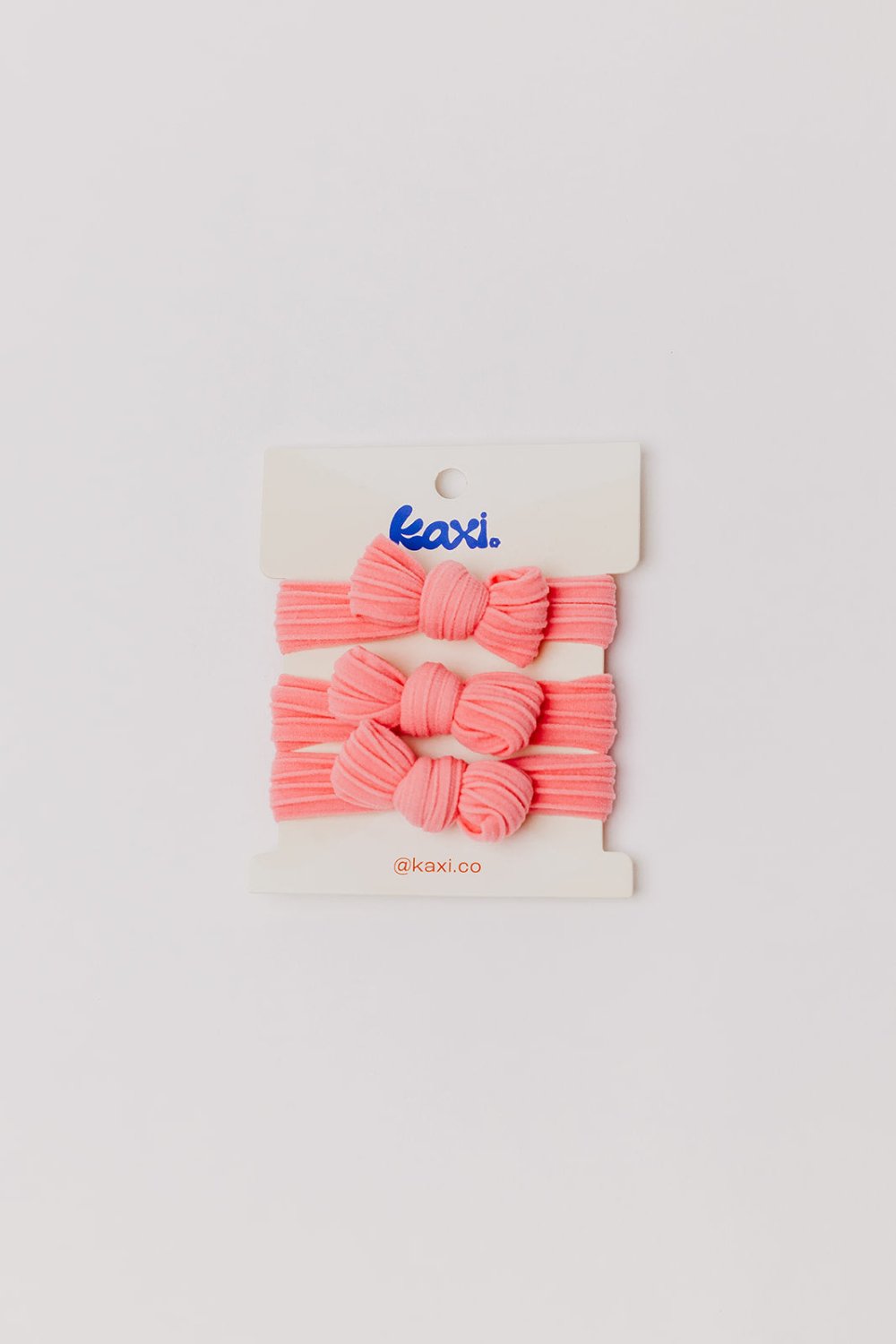 BOW SLICK BACK PONYTAILS (PACK OF 3) - Poppy & Vine